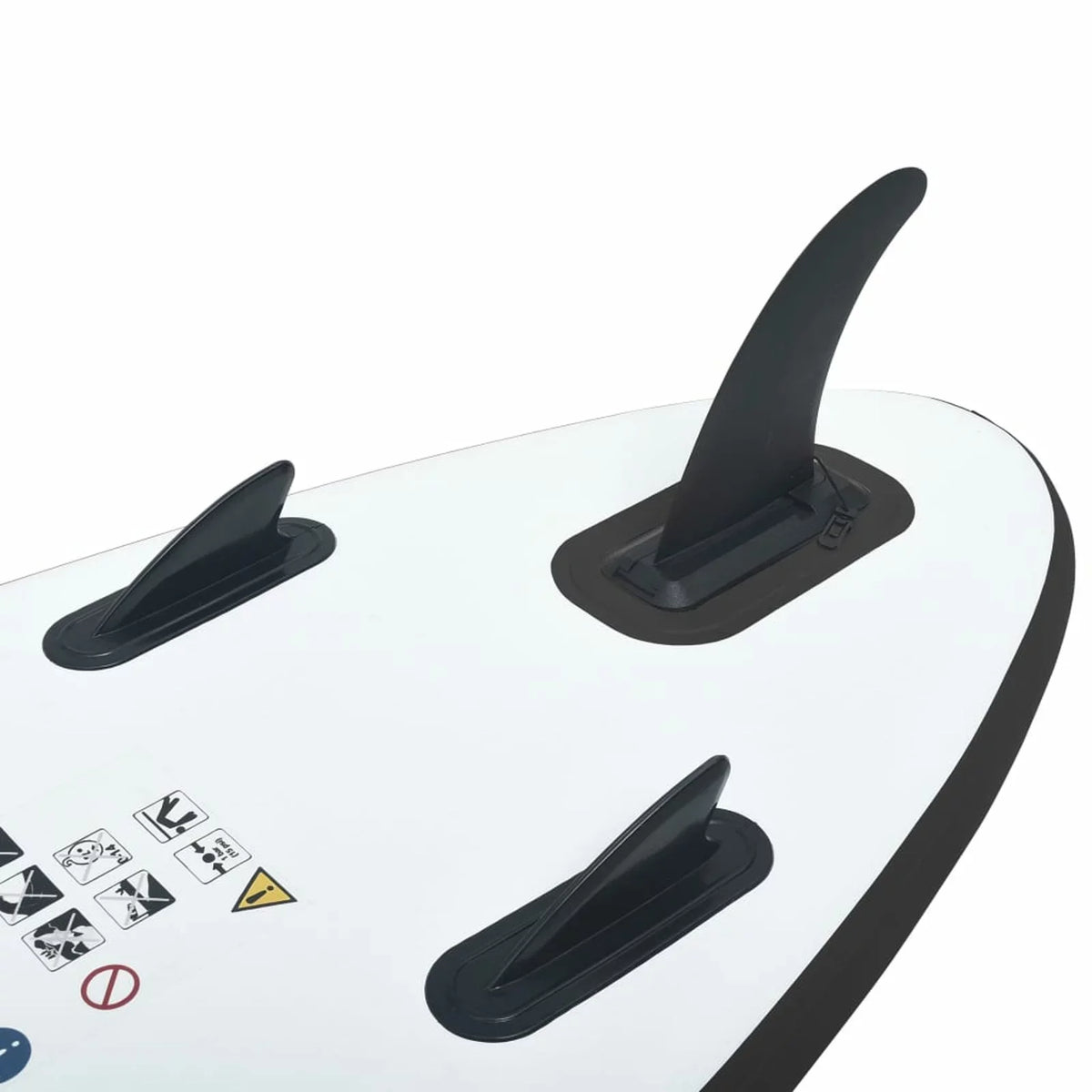 ametoys Board Black White Inflatable Set Paddle and