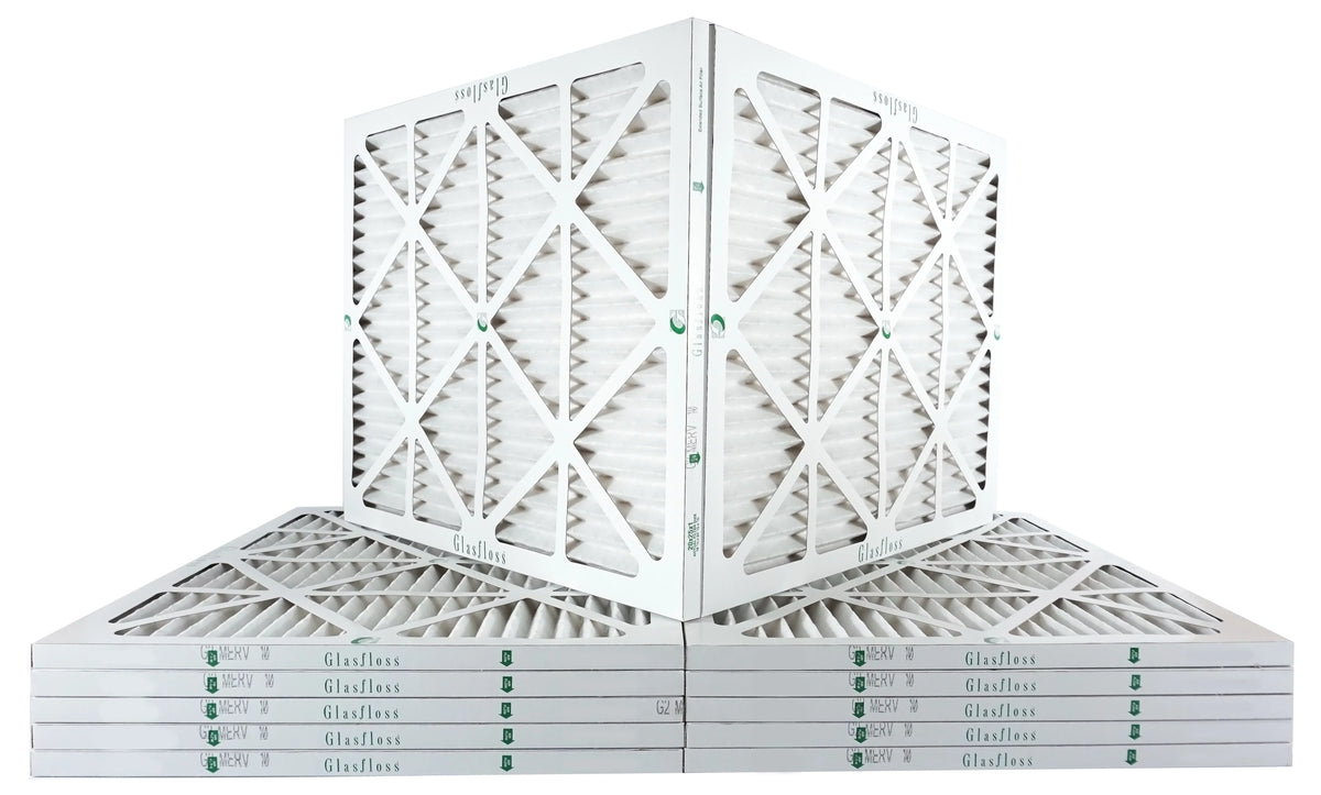 In Filter 10 Home - The - or Air 2" AC - - Filter 12) Air Furnace - USA. (Pack 20x22x2 Made MERV - HVAC Filter of Glasfloss Office Air or Pleated