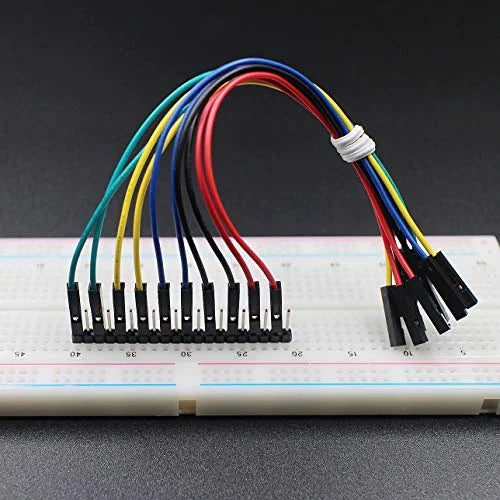 Red (30cm, Colors 0.1'' More Premium Jumpers, Wires 26AWG Head with Female 100-Pack, and by Male Jumper 30% Female-Female) Square Hellotronics Black Now Breadboard 5