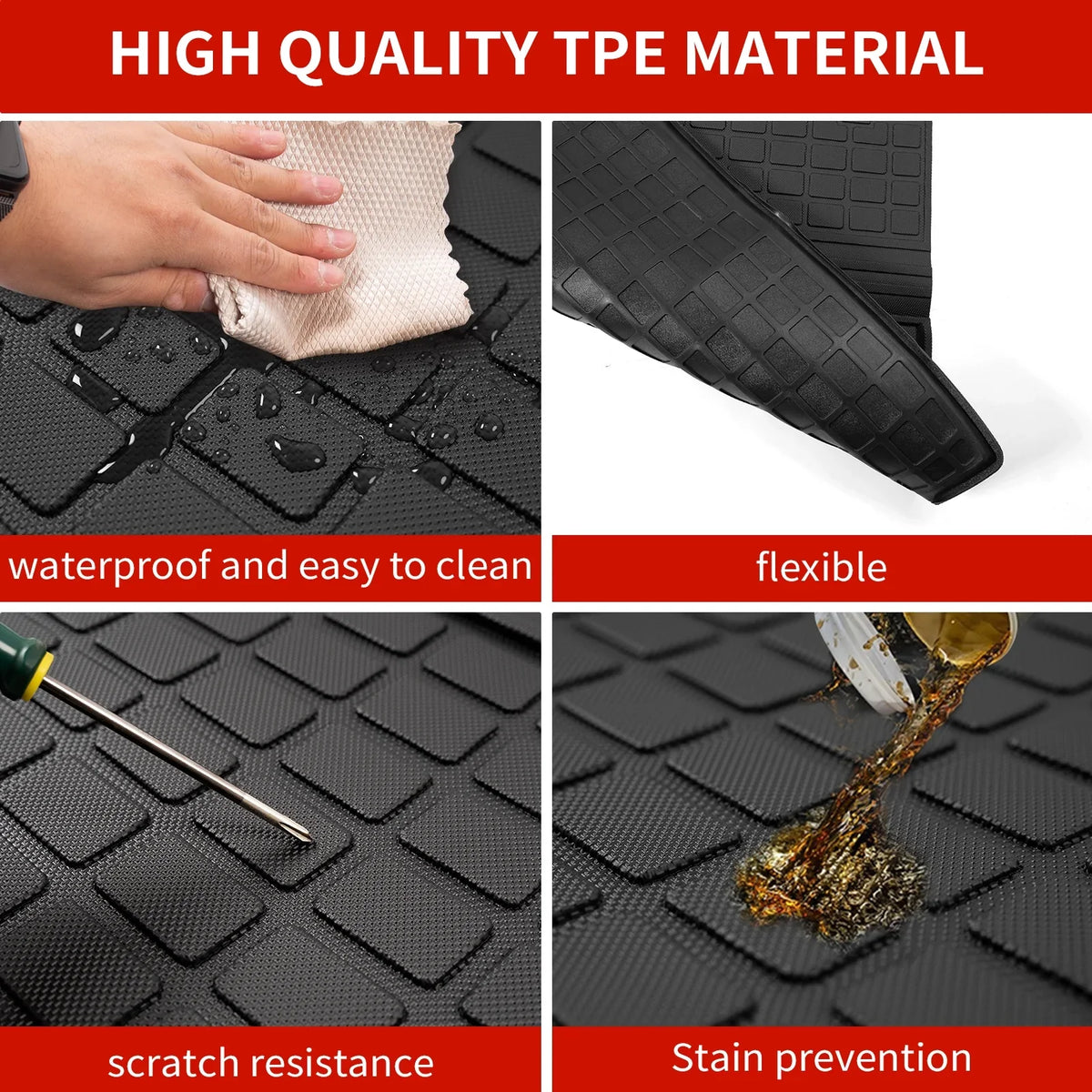 Fit Liner Trunk Cargo TPE Pilot Mat 2023 Accessories Honda 2024 Pilot Car