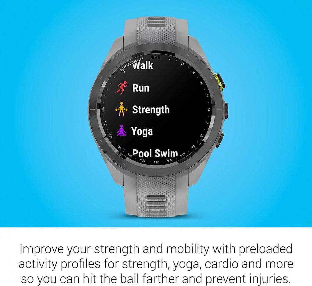 Garmin with (47mm) S70, Approach Accessories Black