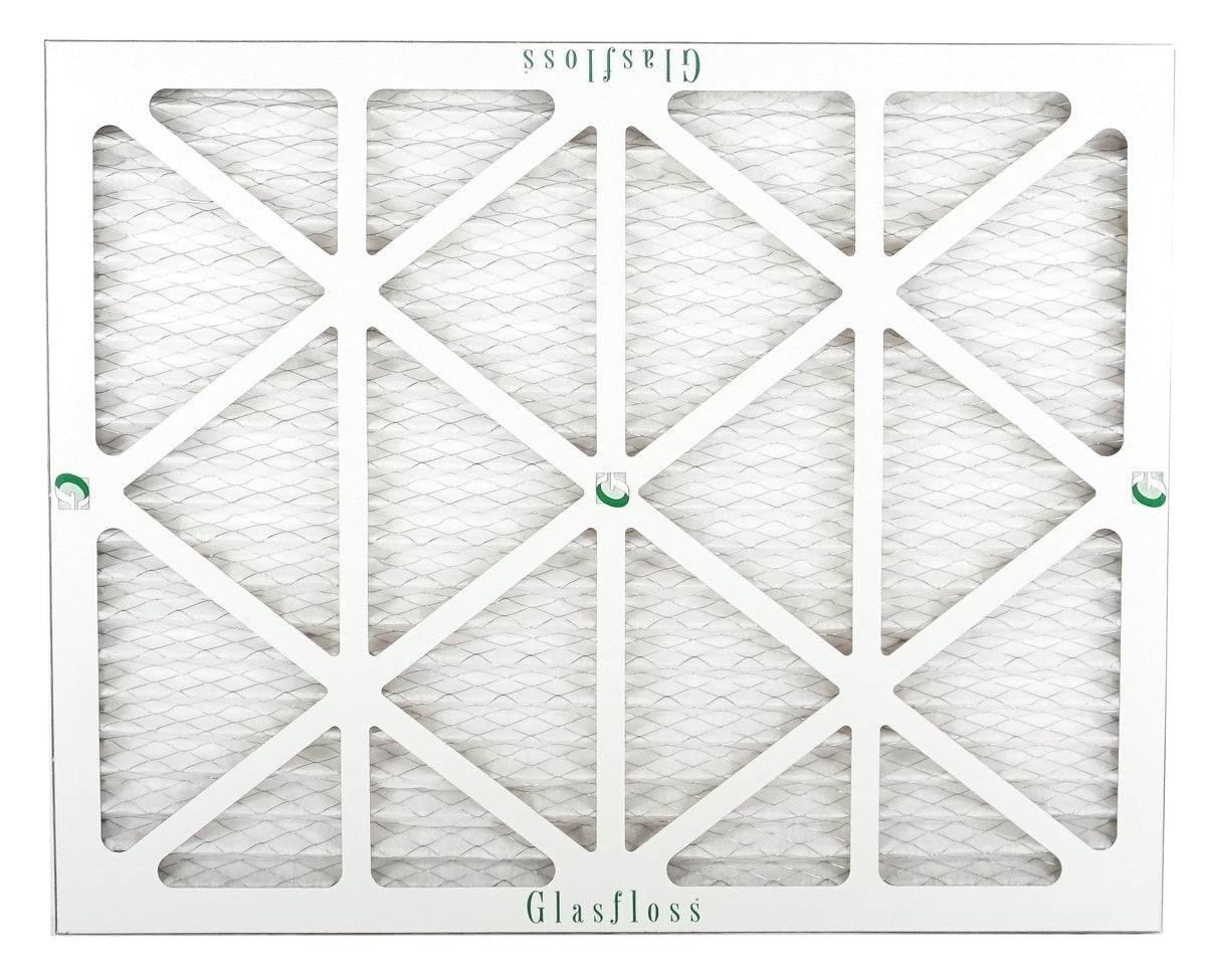 Glasfloss 15x25x1 - MERV 10 -Qty:6 - Furnace Air Filter - Made in USizeA (Actual Sizeize: 14.5 x 24.5x7/8 inch)