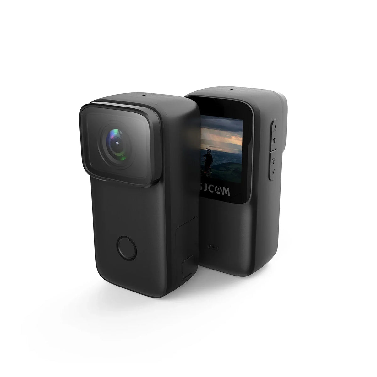 Face IPS Built-in 1.28 WiFi Supports Anti-Shake with 5M Action Recognition C200 Camera Mini 4K SJCAM Battery Vision Screen 6-Axis Night Body Inch Rechargeable Waterproof
