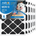 Pack Carbon & MERV MPR Air 700 16x24x2 by Filters WICKED Eliminator FPR USA Comparable Furnace AC Filter 6 CLEAN FILTERS AIR. 16x24x2 Filter AIRX Premium Odor to HVAC Made 5 8
