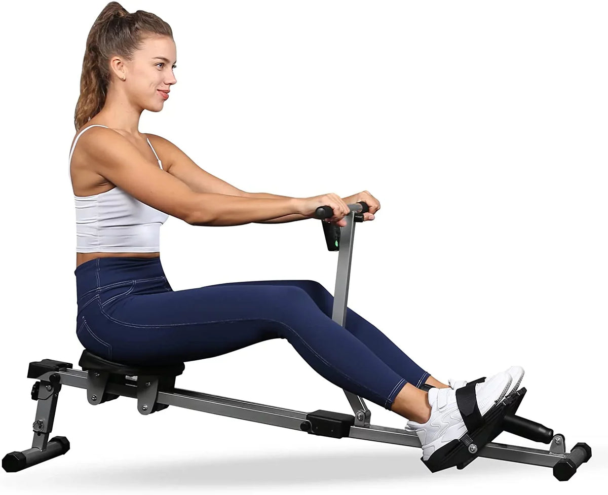 Digital Ergometer, lbs Black Machine 260 and Maximum of Rowing Load, Fitness Monitor YSSOA Rower