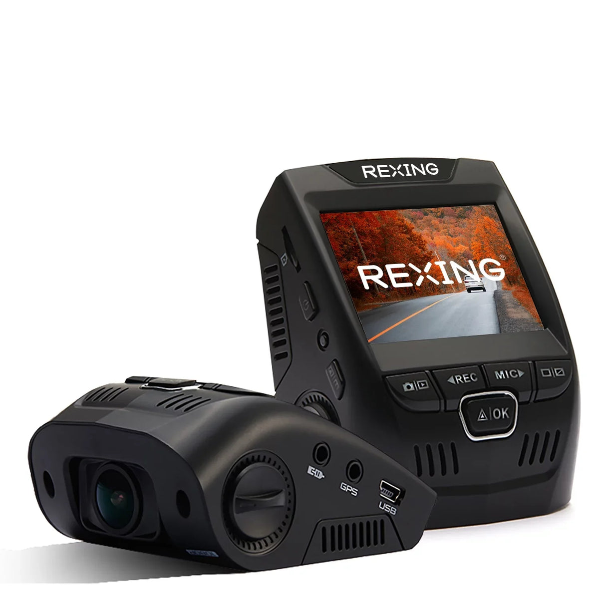 Cam Channel 1080p Dash V1 Rexing Single Basic
