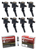 Sizeet of 8 ISizeA Ignition Coils & 8 Motorcraft Brand Sizepark Plugs Compatible with 1998-2019 Ford E150 E250 E350 E450 and F150 F250 F350 4.6L 5.4L 6.8L Replacement for FD503 SizeP479
