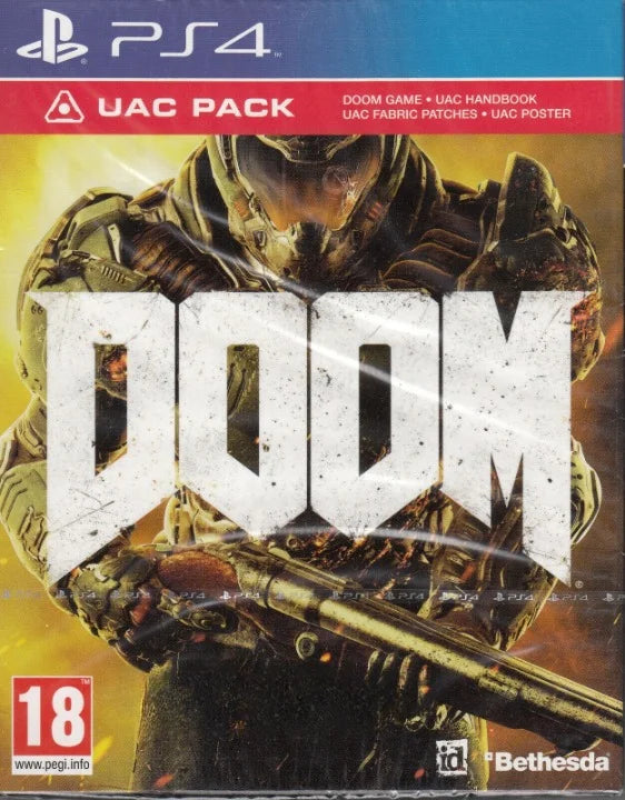 Brand with Pack Doom UAC New Factory Sealed PS4