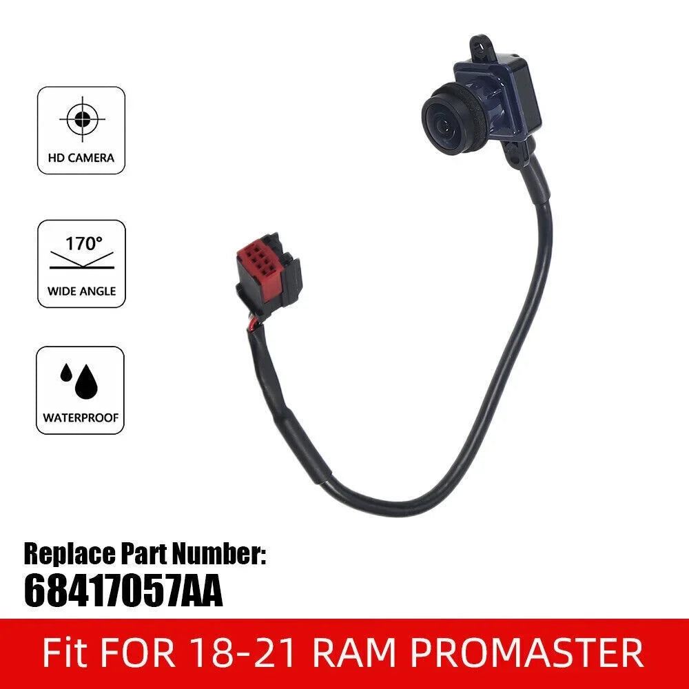 for Rear 1500, Seamless RAM Promaster View Van Safety 2500, (2018-2021) - Camera 3500