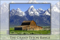 Gallery teton mountains rocky 24"x36" grand Poster, teton range