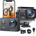 40M Stabilization Cam 20MP Video WiFi 4K Underwater WOLFANG 170� Camera Action EIS Action Waterproof Camera Camera