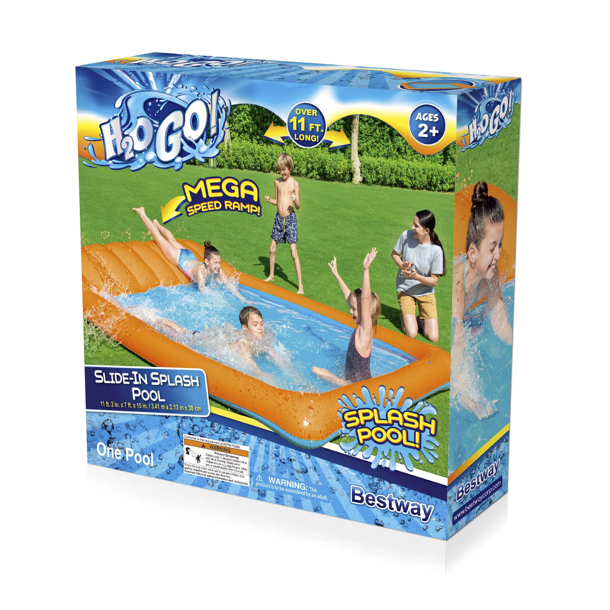 H2OGO! - Bestway Pool Play Slide-In Splash