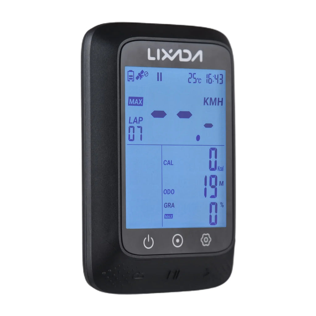 Compatible Computer ANT+ Altitude Waterproof Lixada Wireless Bike Gradient BT 2.3in Sensor Strava with GPS APP