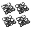 Camera Scuba 4 Pack Flashlight Clips Dive Lights Clamps Set Butterfly Diving Arm