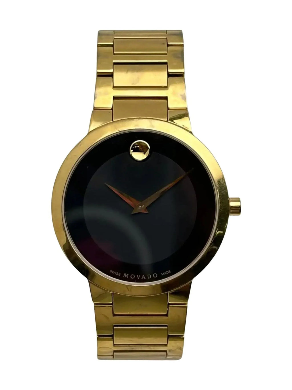 Modern Quartz Steel Movado 607121 (Good) Mens Classic Pre-owned Watch