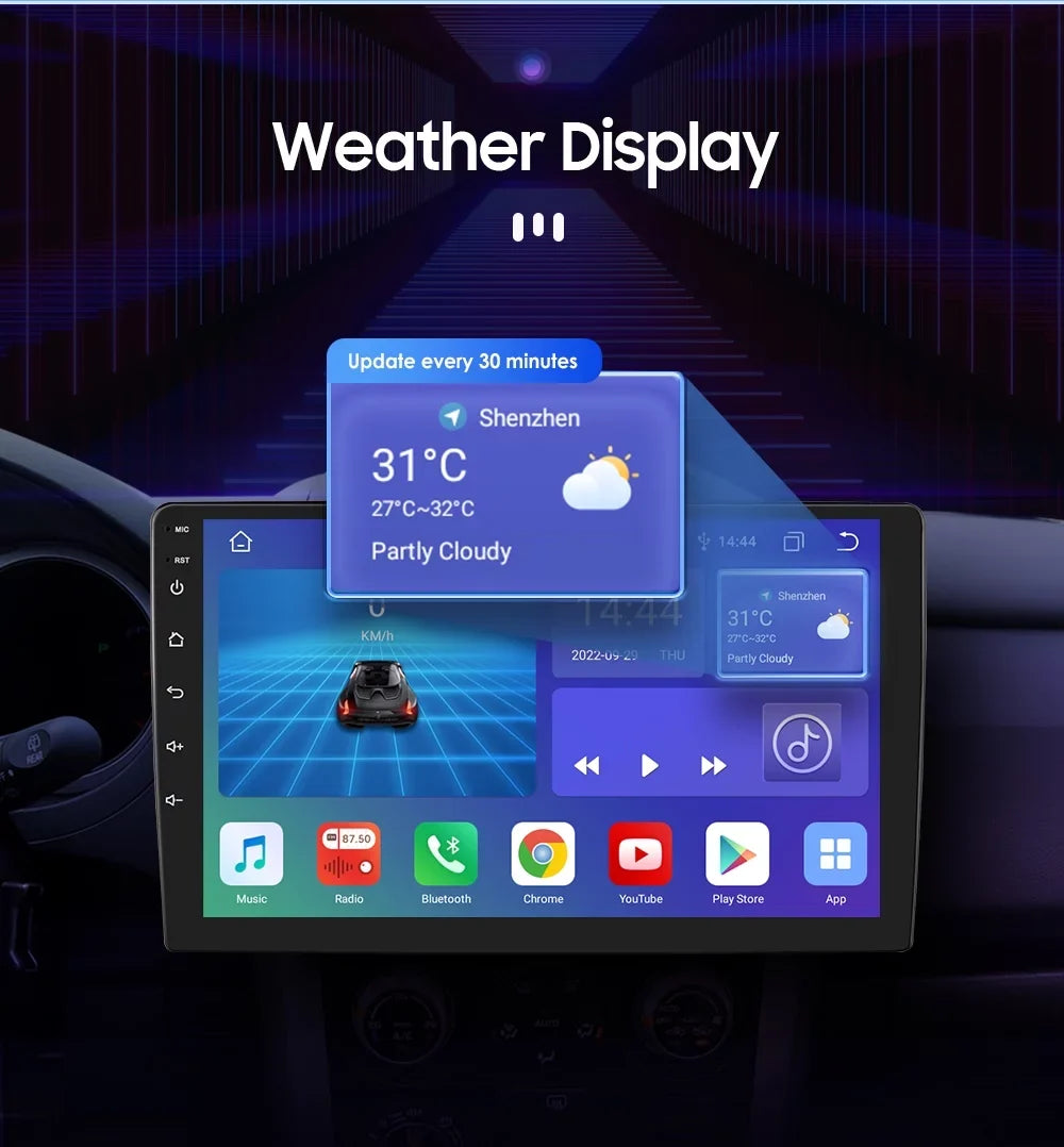 Chevrolet Savana Radio Sierra 5.0 12 GPS inch Stereo Bluetooth 32GB AM 10.1 Android 4GB GMC DSP Hizpo Carplay Navigation With Silverado For Car Radio Buick FM