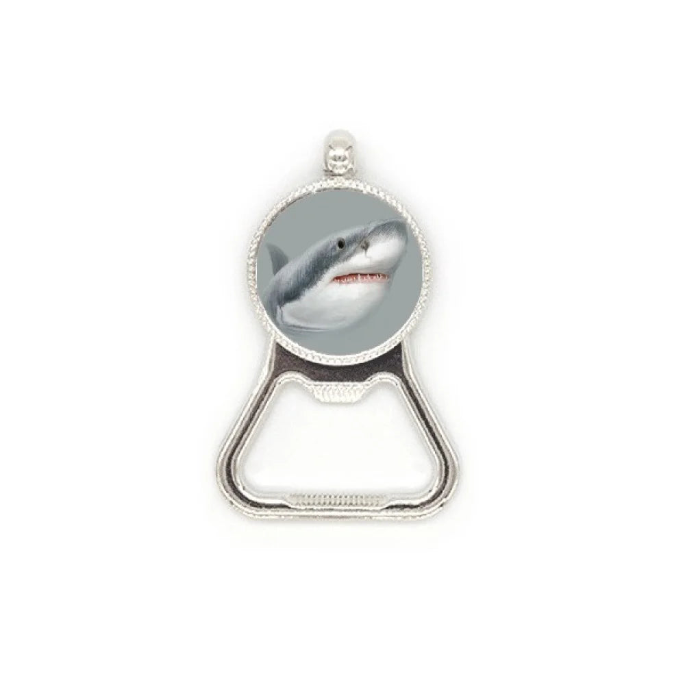 Fashion Roam Sharks Metal Cap Steel Art Opener Deco Stainless Beer Bottle Ocean Hunt Duty