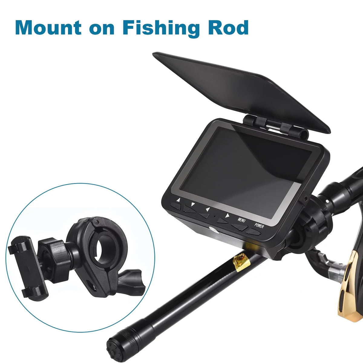1200TVL LCD IR Fishing LED Night Camera 8PCS Finder Fishing Ice Underwater Fish Lixada Boat Vision 15M/30M for