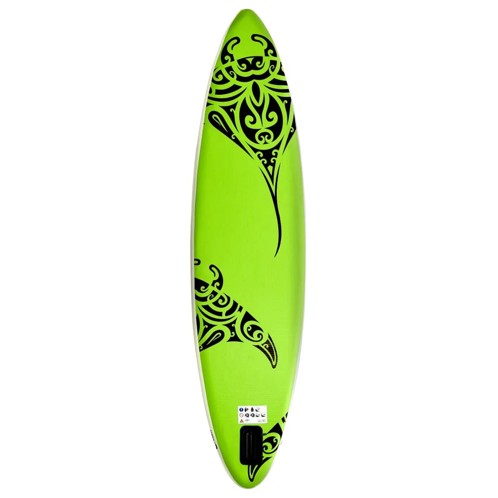 Inflatable Carevas Green Set 126"x29.9"x5.9" Paddleboard