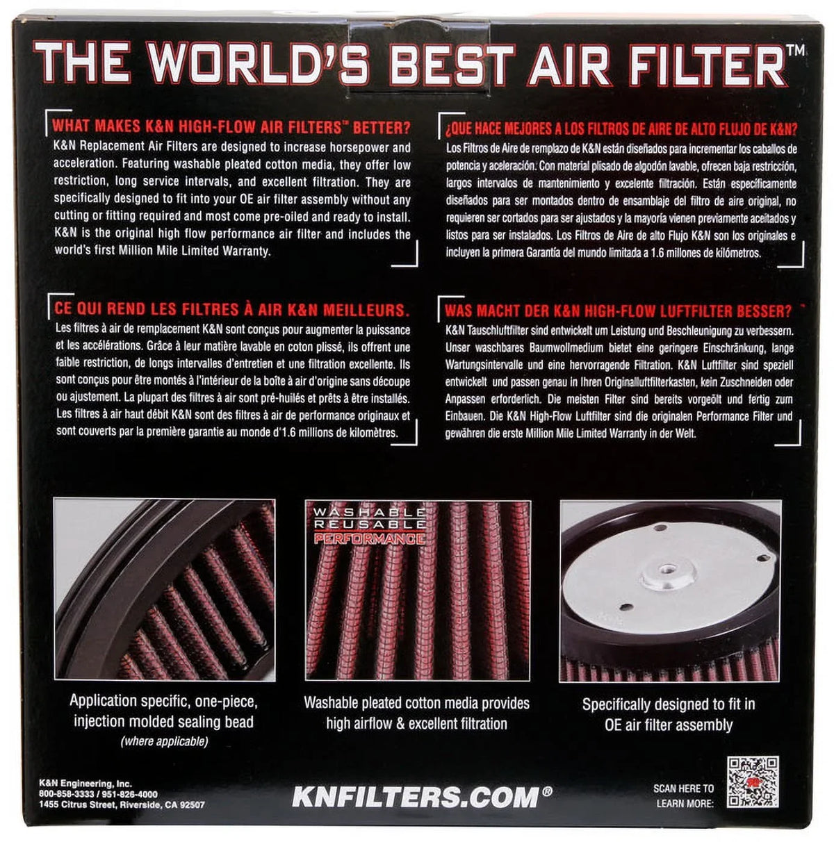 Performance Air E-3040 Replacement Filter High K&N