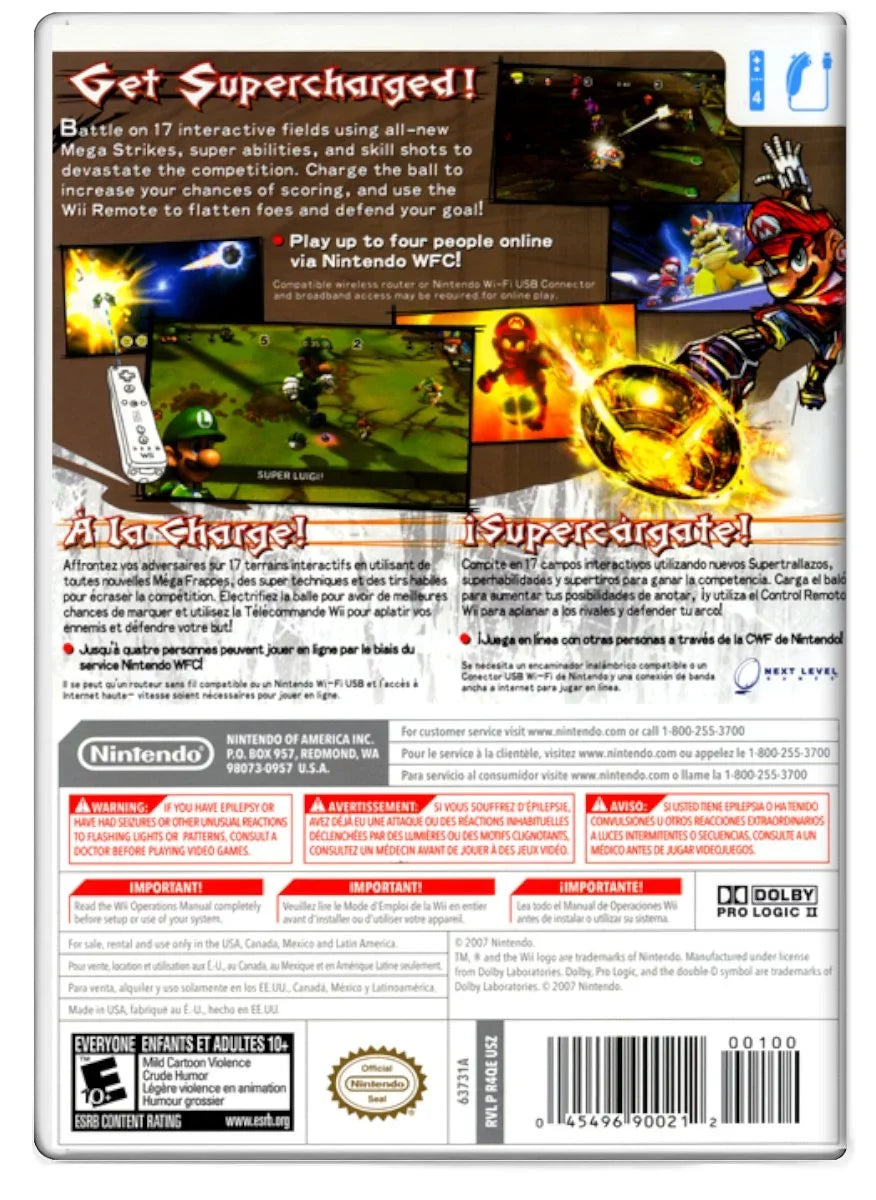 Strikers - Charged Wii Pre-Owned Mario Nintendo