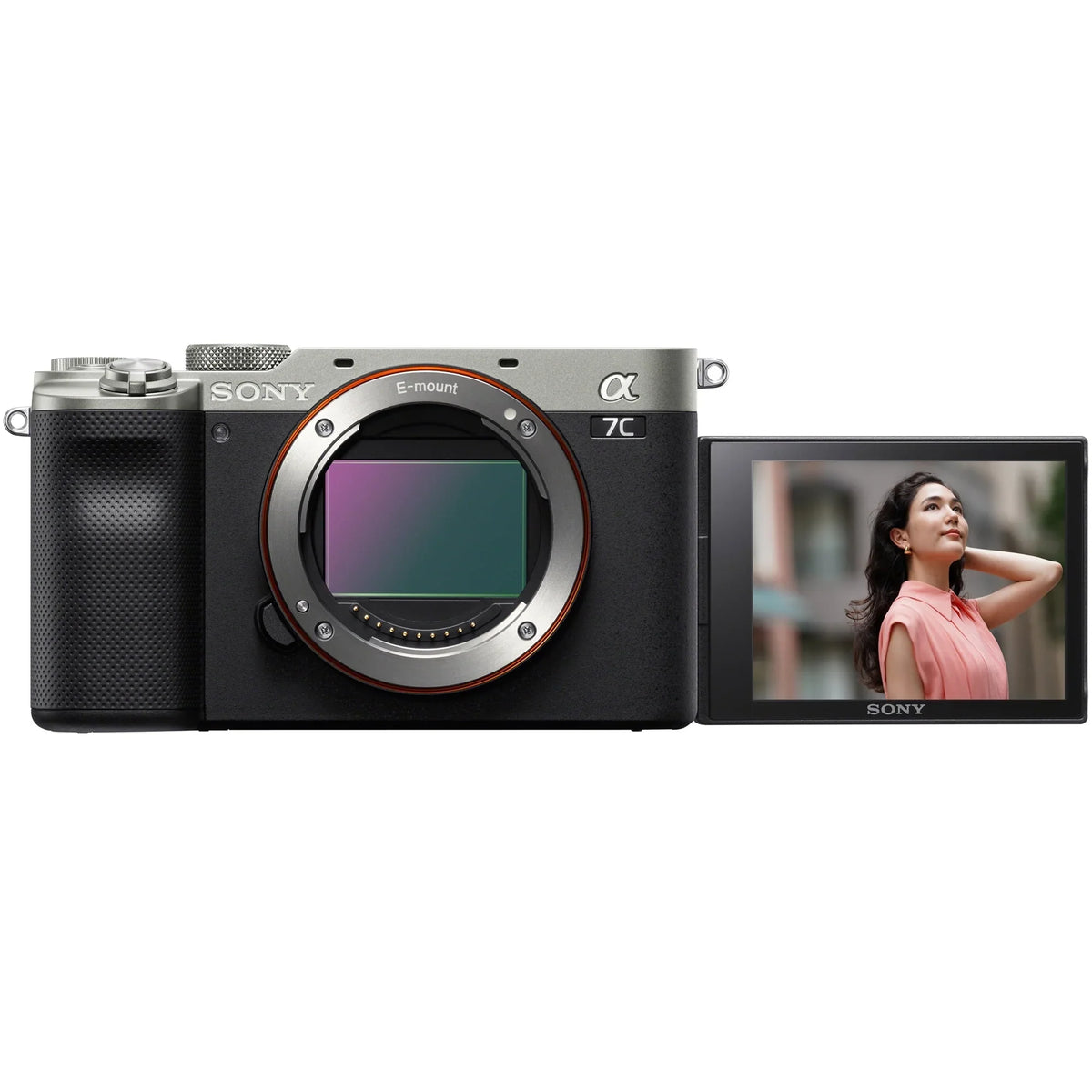 '+ DN & Body Dual Silver Battery Accessories 30mm DC 302965 Charger Lens Camera Frame + Card Mirrorless ILCE-7C/S +Tripod F1.4 a7C + Deco Bundle with Bag Full & Gear Extra Sigma 64GB Contemporary