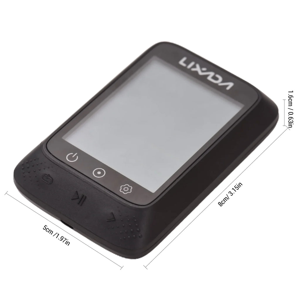 Compatible Computer ANT+ Altitude Waterproof Lixada Wireless Bike Gradient BT 2.3in Sensor Strava with GPS APP