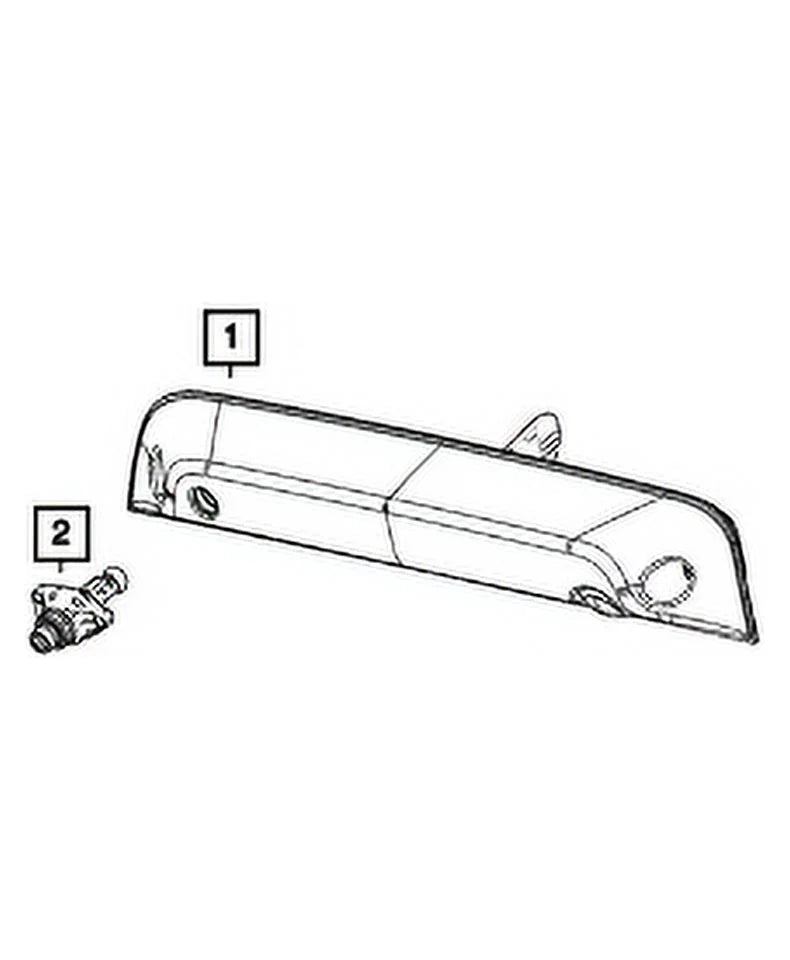 Mopar 2021-2024 Genuine New 68448640AA Camera OE