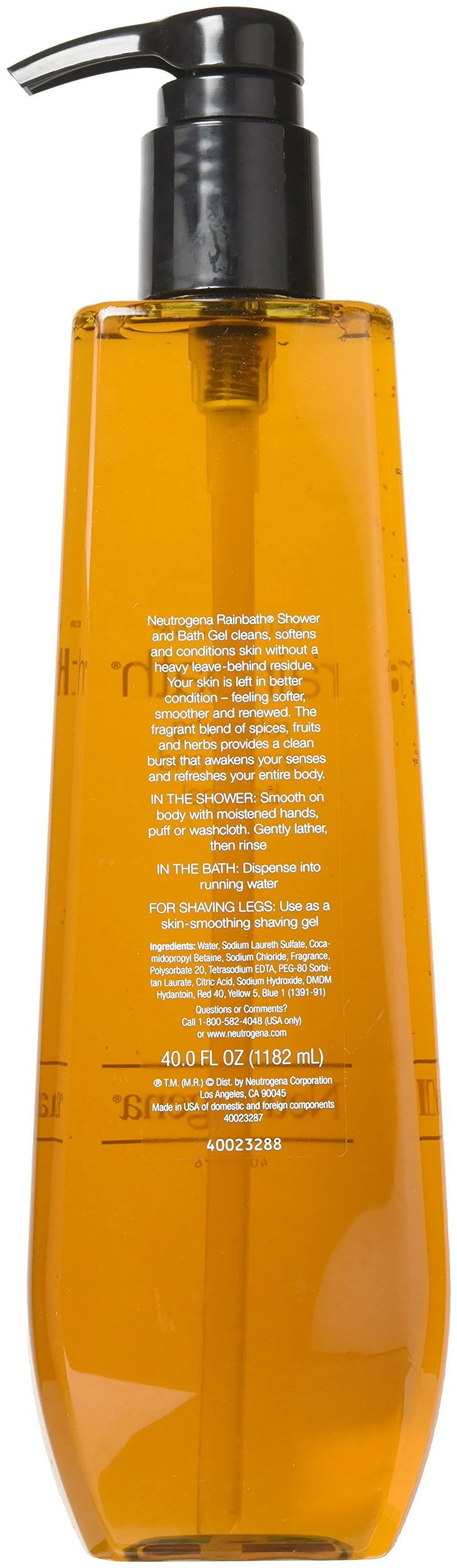 Refreshing Pack) Rainbath Gel, Original, 40 Oz Bath Fl (3 and Shower Neutrogena