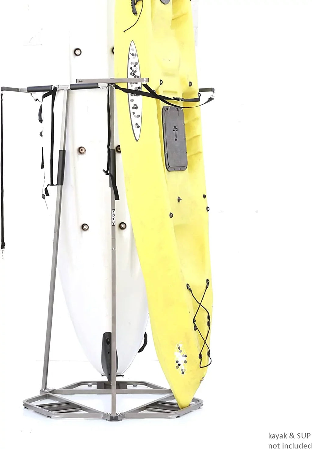 Grey for 3 Boards, Rack SUP & Vertical Paddle Glacik Storage 27.5 Kayak in.