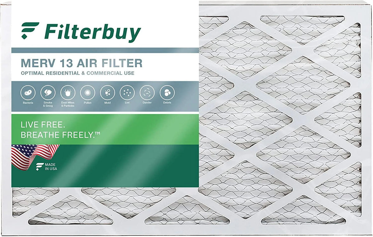MERV Filters (1-Pack) Pleated Air Filterbuy Furnace HVAC 16x25x4 13 AC