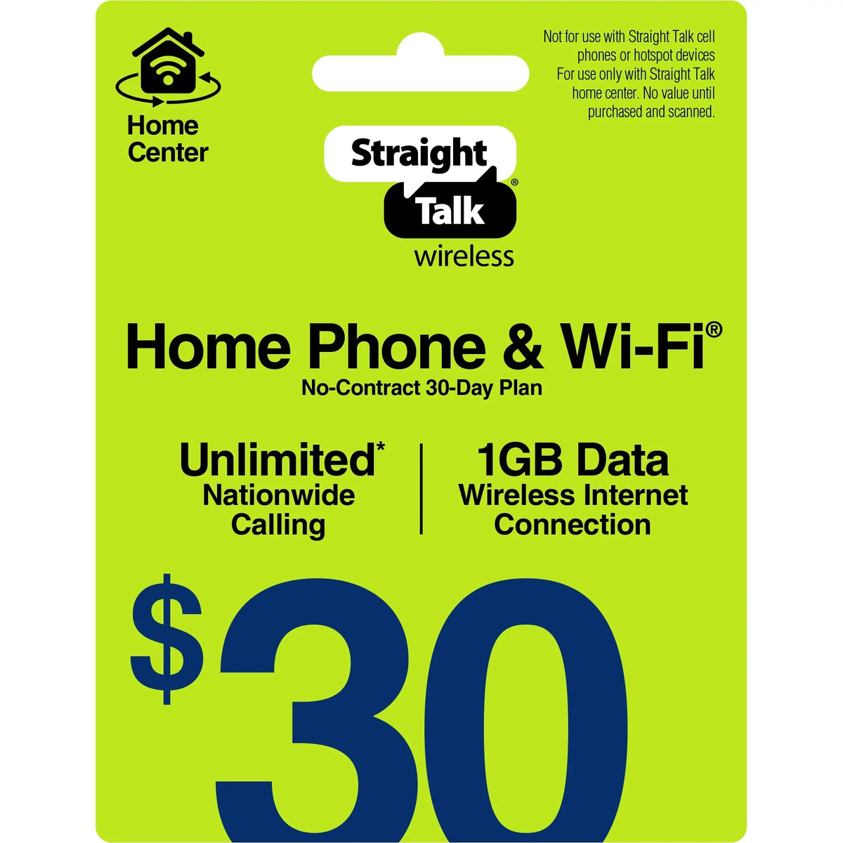 $30 Straight Home Talk Top 30 Center Plan Days Unlimited Direct Up