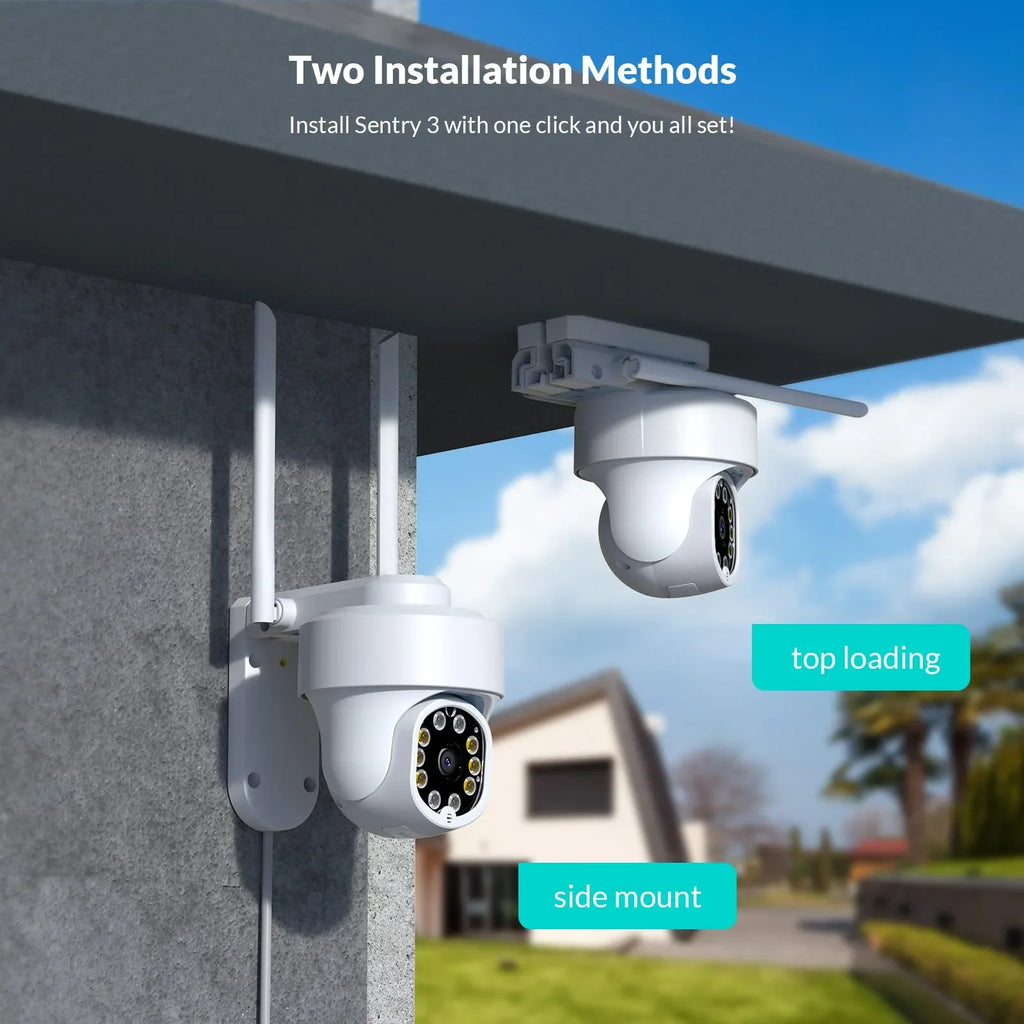 Only Wi-fi, Cameras Security Home Surveillance Wifi Cameras, Netvue Wireless 360° View 2.4G exterior