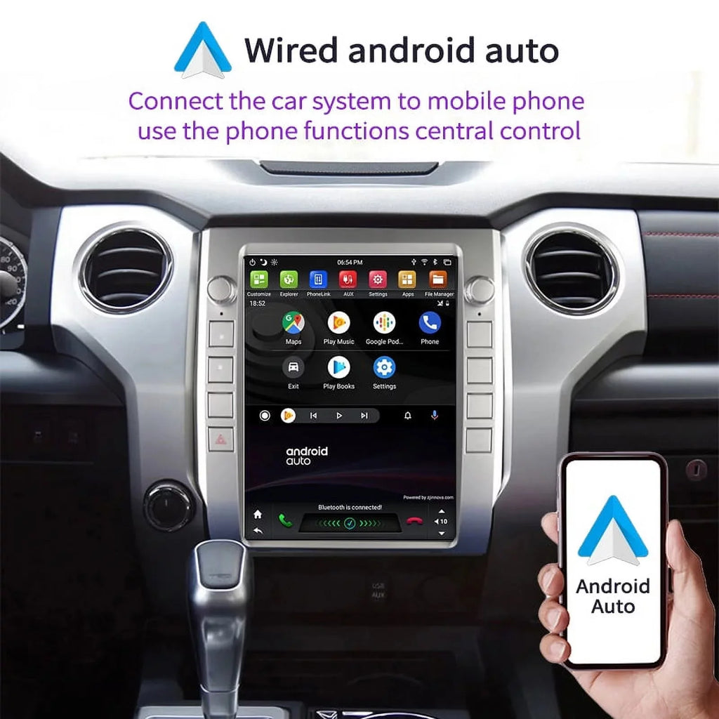 Inch Head For Radio Auto , 4GB+64GB Android Carplay Car , 2014-2020 Player Tundra Android Unit Car Built-in 12.1 Stereo Multimedia