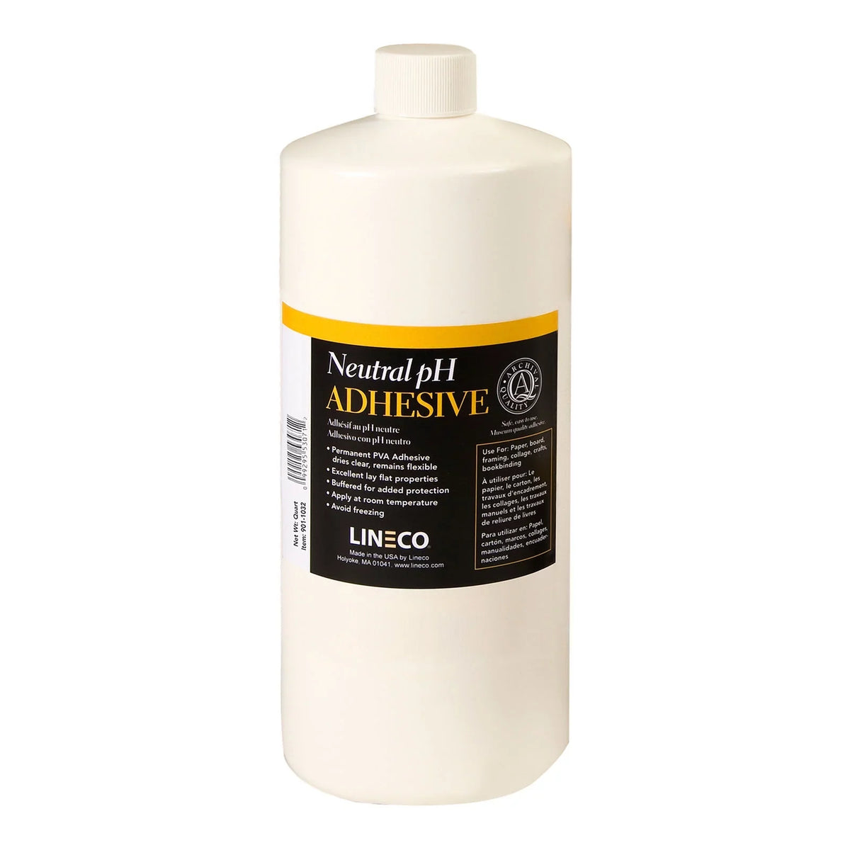 Ph Quart Products Neutral Adhesive, Lineco/university White