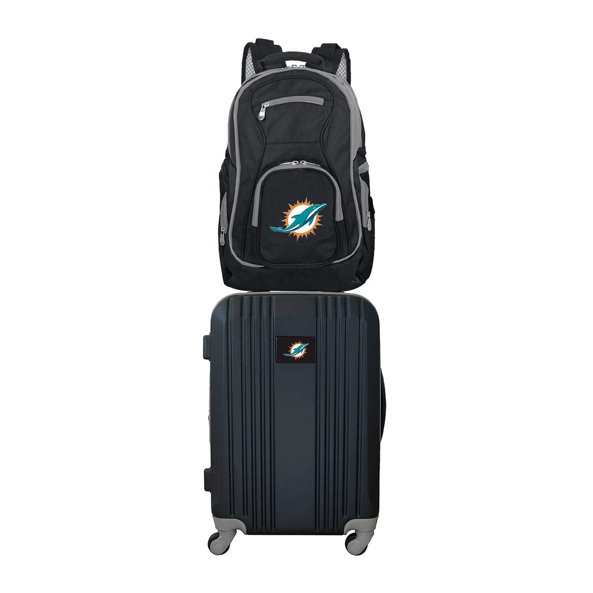 NFL Miami Dolphins 2-Piece Luggage and Backpack Sizeet