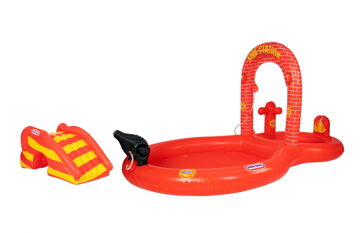 Tikes Fire House Little Adventure Play Inflatable Center