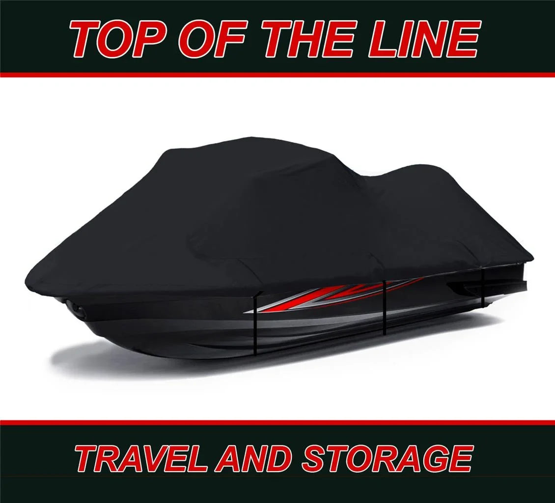 PWC BLACK 2016 155 Compatible Cover Doo Sea 2014 Wake 2012 Sea-Doo Bombardier 600D JET 2011 2013 2015 2017-2019 SKI for