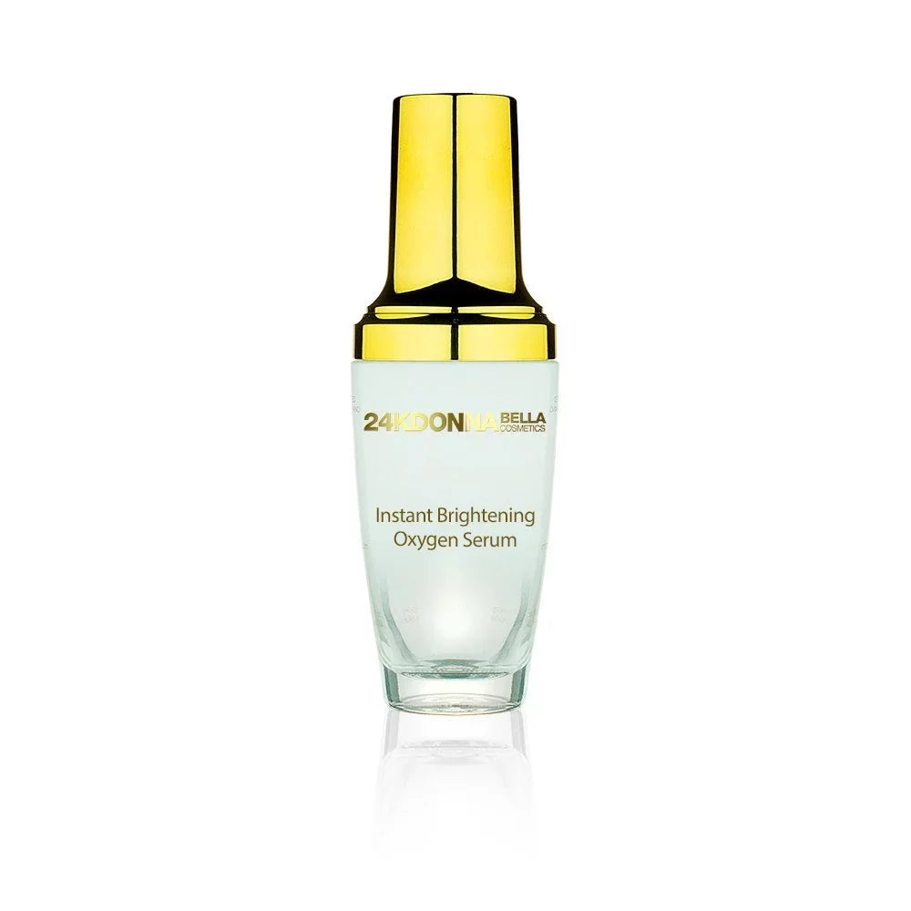 Illuminates 24K and Lines Brightening Skin Diminishing and The Cosmetics Immediately, Appearance Of While Wrinkles Serum Fine Oxygen Donna Instant The Bella Brightens Rapidly