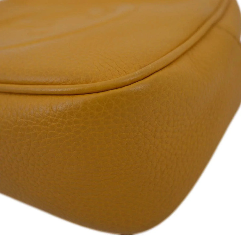 Soho Orange Crossbody Leather 308364 Disco Camera Bag Pre-owned