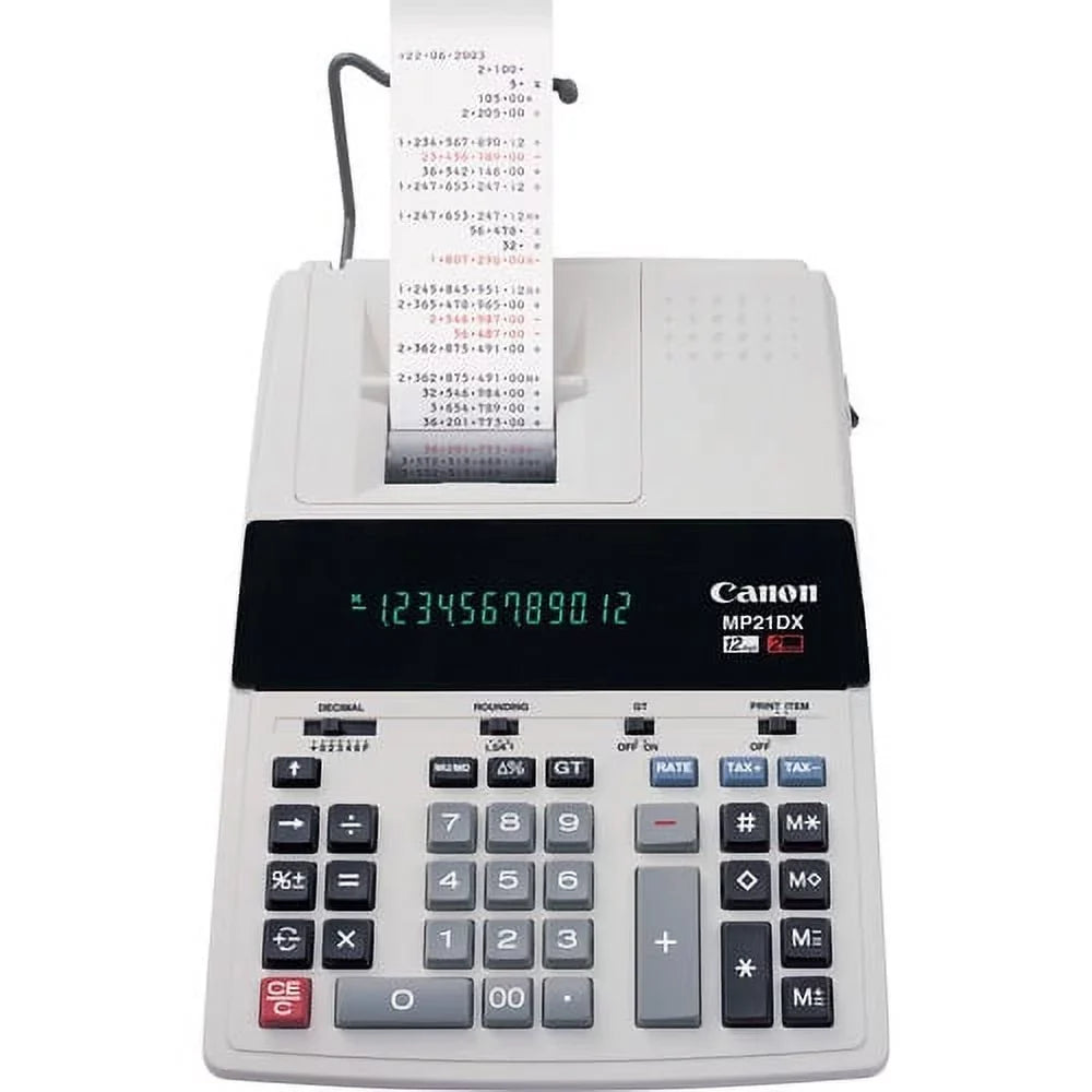 Calc Canon 12 Printing Digit Desktop mp21dx