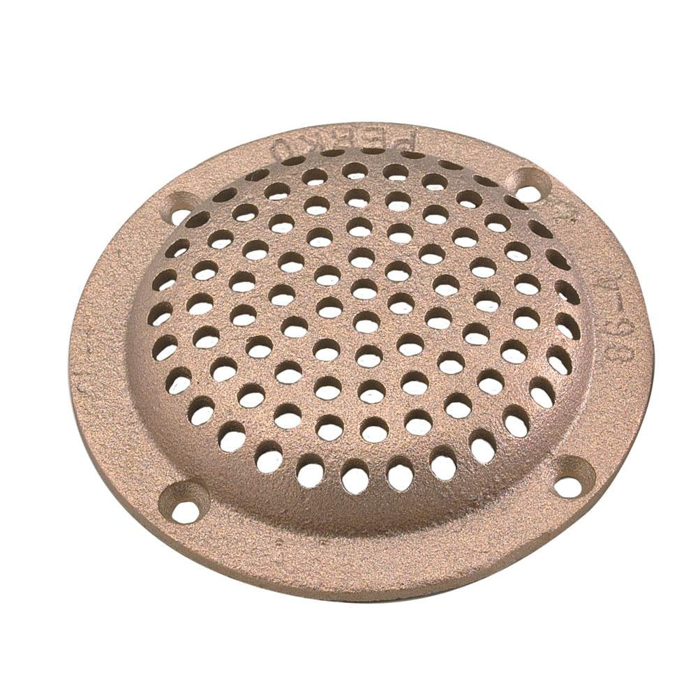 6" ROUND STRAINER PERKO BRONZE