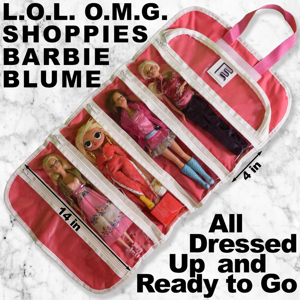 Doll Compatible LOL Storage Toy Bundle Case (2-items) EASYVIEW Organizer