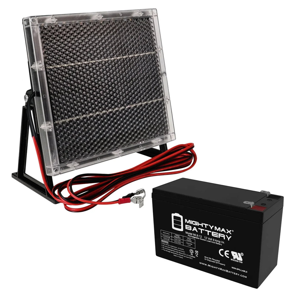 Solar 6-FM-7.0 + Panel 12V Replaces Sunbright 12V Charger 9AH