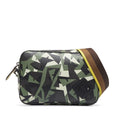 Bag Camouflage Camera Fendi Pre-Owned Leather Crossbody Eyes Authenticated Unisex Calf Monster Green (Good) Bag