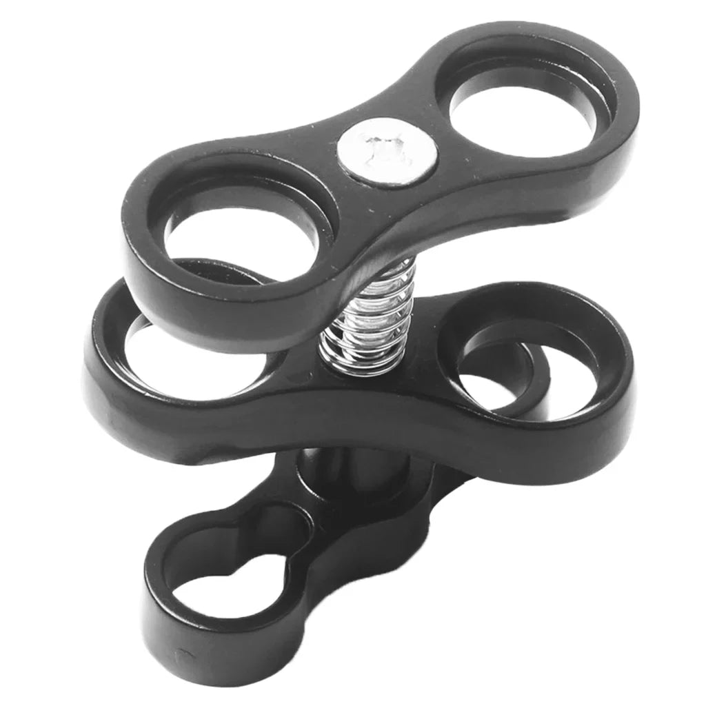 Camera Scuba 4 Pack Flashlight Clips Dive Lights Clamps Set Butterfly Diving Arm