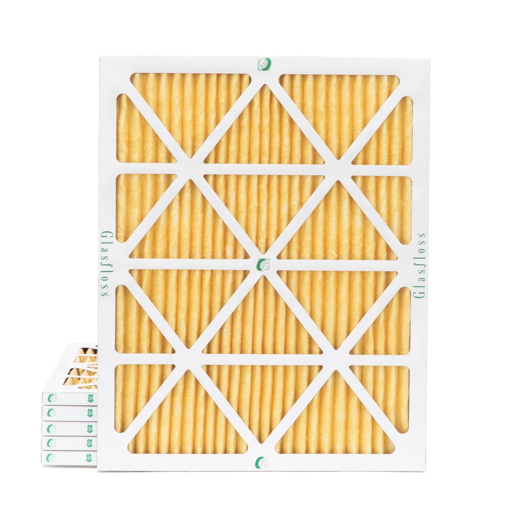 6 Air of 19-1/2 Pack Filters x 7/8 Actual 11 x Glasfloss. MERV Pleated 17-1/2 by dimension: 18x20x1