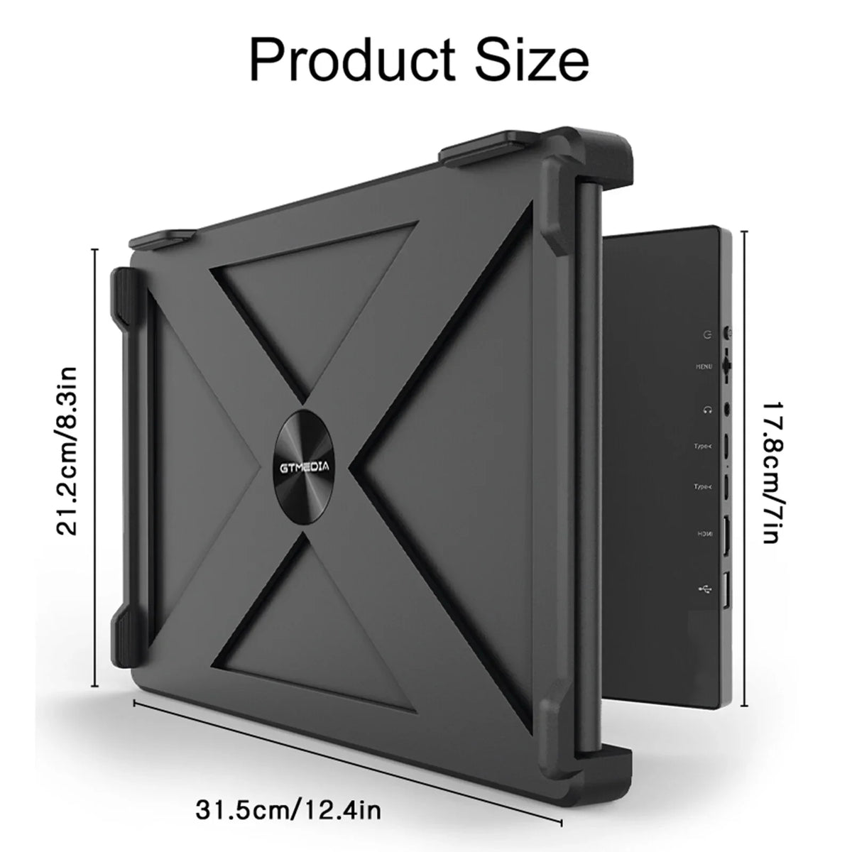 HD IPS Plug Full Mate for Display X Screen Portable 1080P 11.6-inch and Dual Monitor Laptop Play GTMEDIA