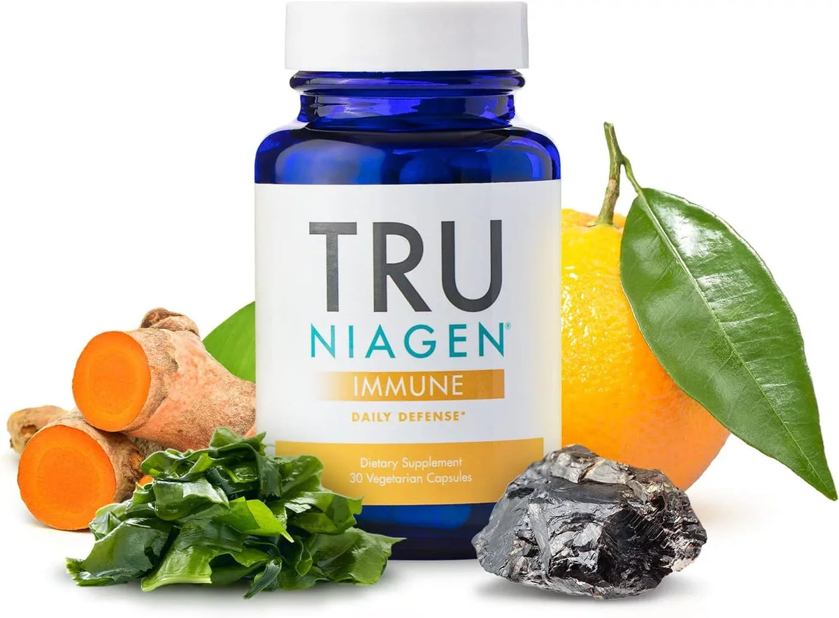 '- 150mg IU, Zinc, Boosting Support Multi Fermentation, Award-Winning Daily Supplement Immune (Curcumin) NIAGEN 30ct Vitamin Vegan Defense TRU D3 NAD from Plus Theracurmin Niagen 2000 + C Vitamin -