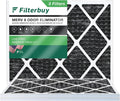 HVAC AC Filters Eliminator Pleated with Air Carbon Activated 24x30x1 (3-Pack) MERV Filterbuy Odor Furnace 8